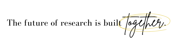 The future of research is built together.